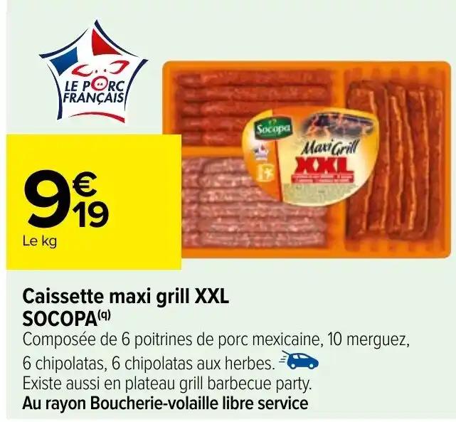 Caissette maxi grill XXL SOCOPA (9)