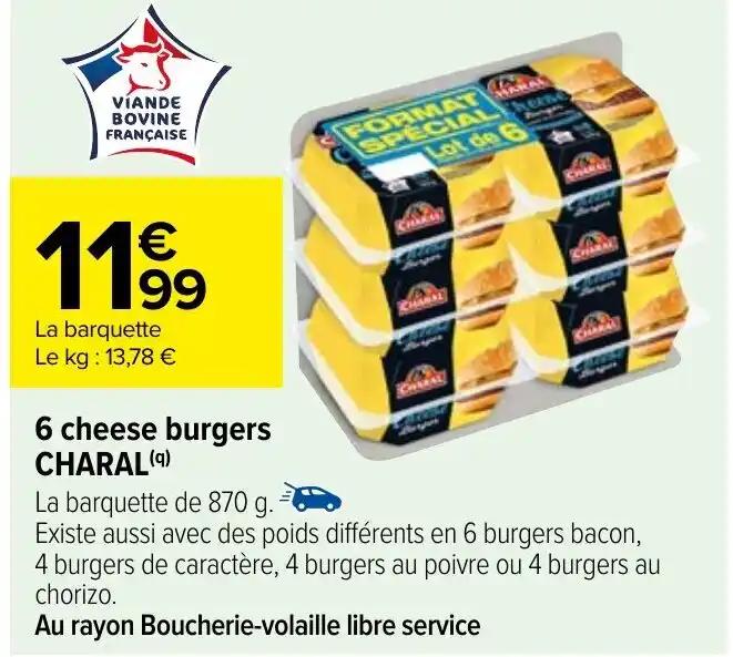 6 cheese burgers CHARAL (9)