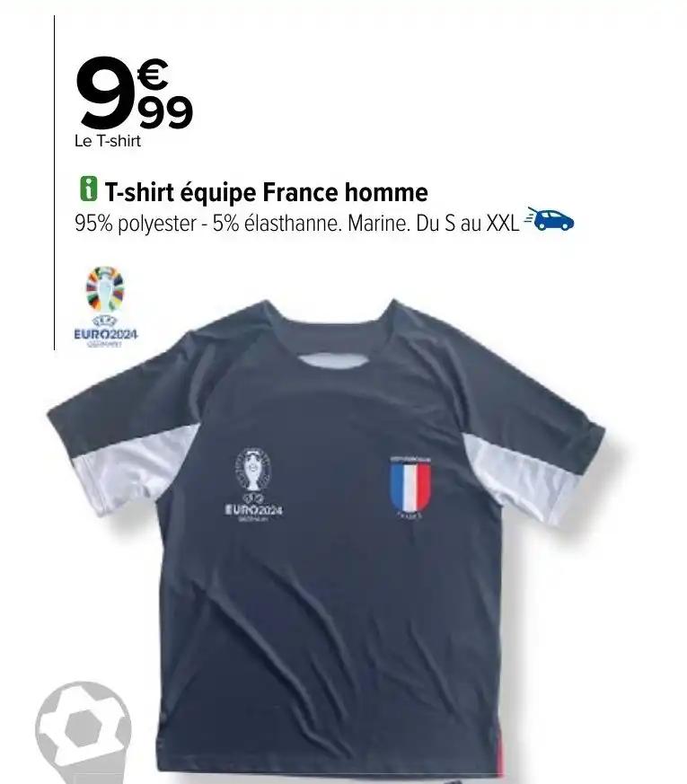 T-shirt équipe France homme