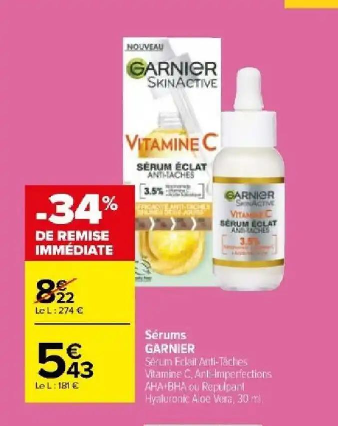 Sérums GARNIER