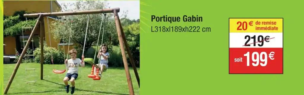 Portique Gabin L318xl189xh222 cm
