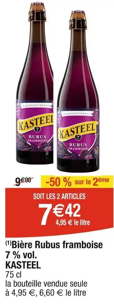 KASTEEL Bière Rubus framboise 7 % vol
