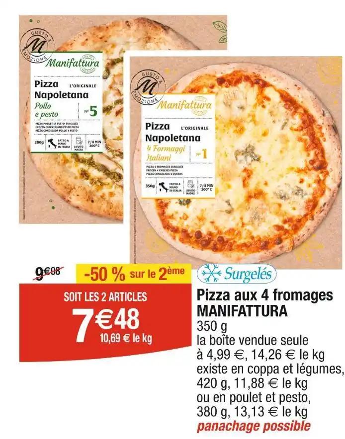 MANIFATTURA Pizza aux 4 fromages