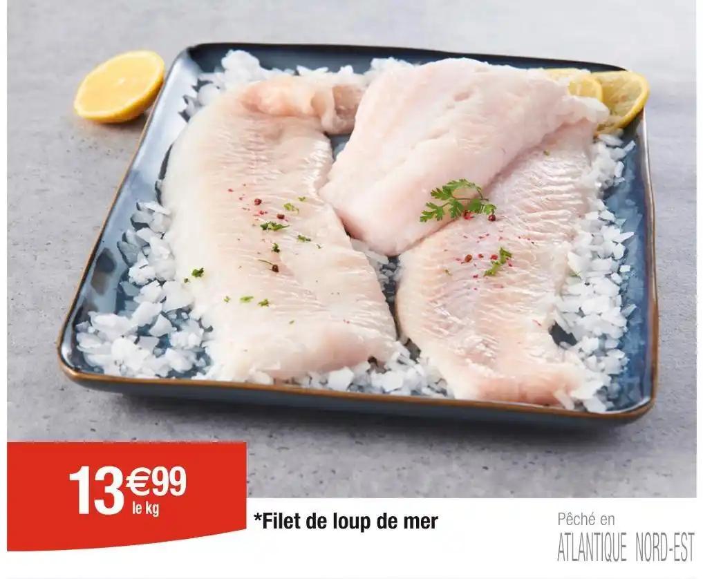 Filet de loup de mer