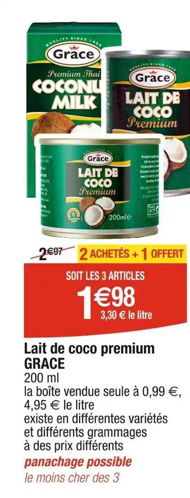 GRACE Lait de coco premium