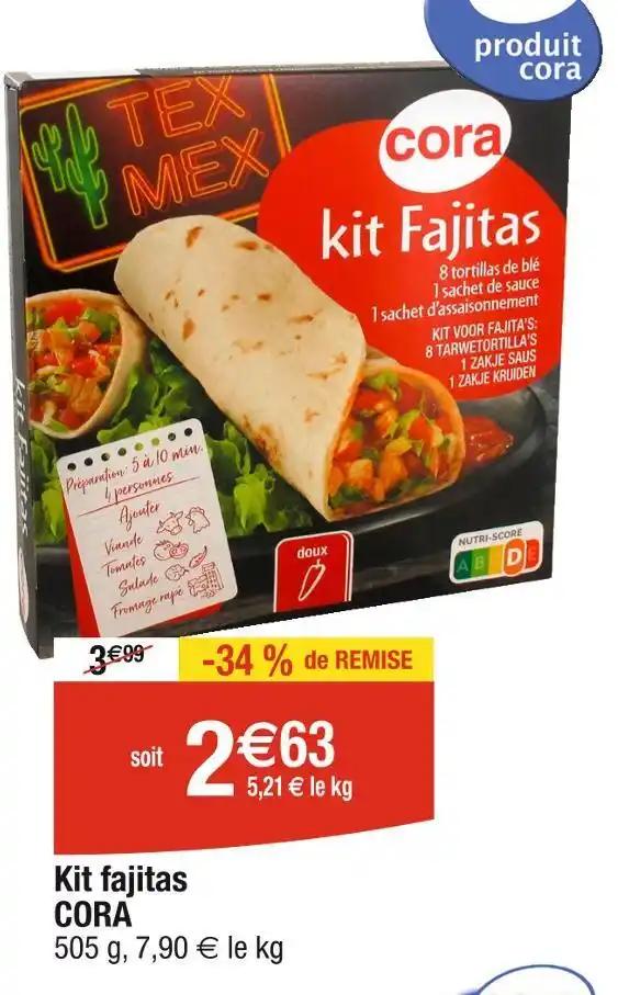 CORA Kit fajitas