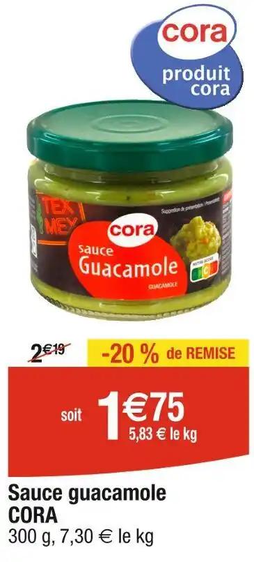 CORA Sauce guacamole