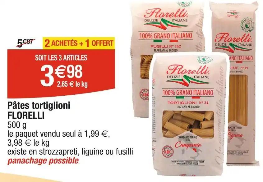 FLORELLI Pâtes tortiglioni