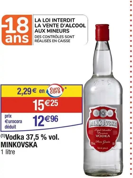 MINKOVSKA Vodka 37,5 % vol