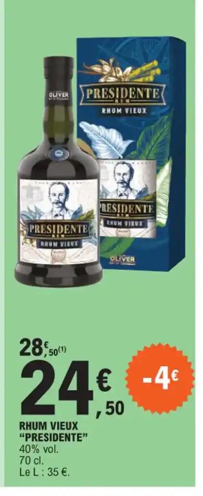 RHUM VIEUX "PRESIDENTE