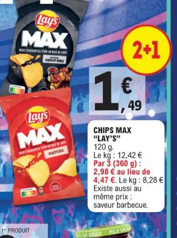 Promotion Exclusives de Chips max : Découvrez l'Offre incontournable