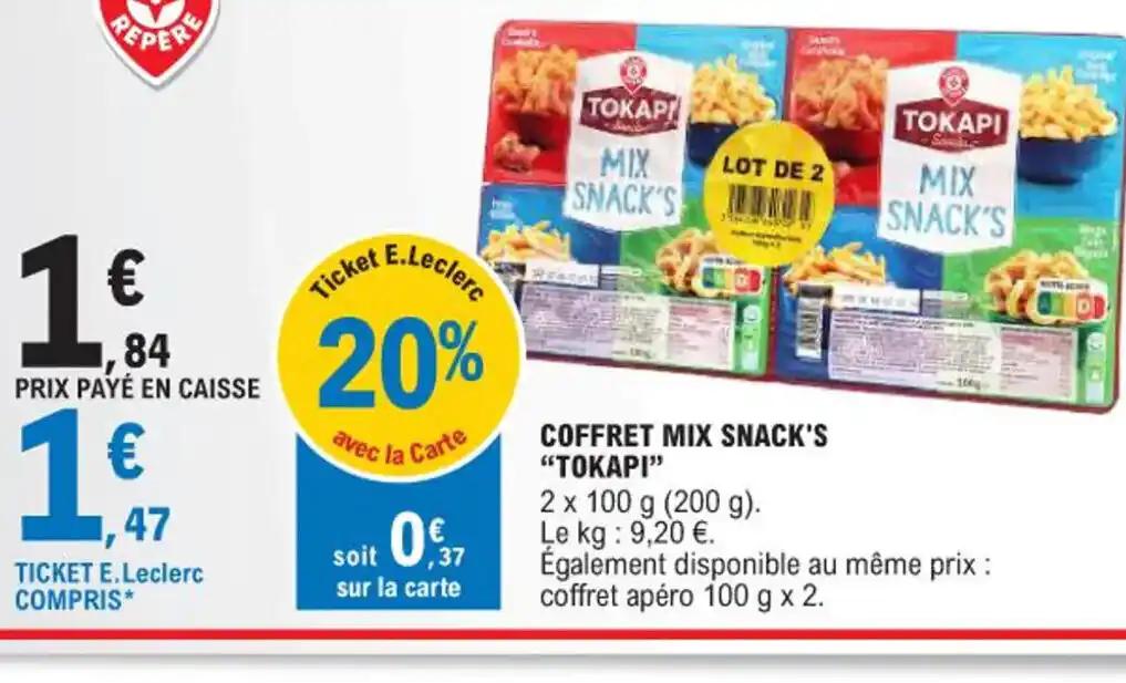 COFFRET MIX SNACK'S