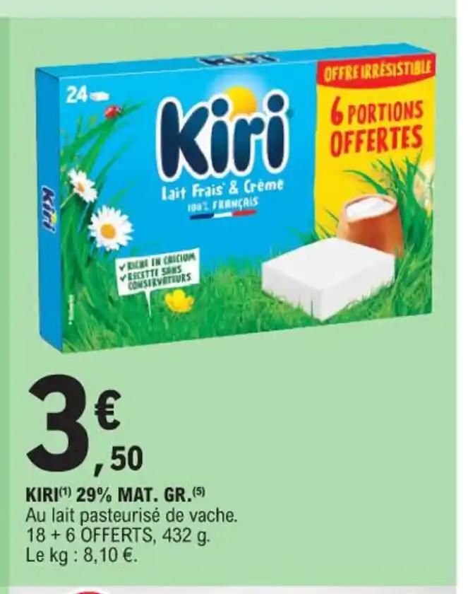 KIRI(¹) 29% MAT. GR.(5)