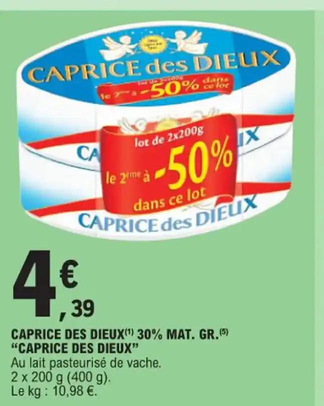 CAPRICE DES DIEUX (1) 30% MAT. GR. (5) "CAPRICE DES DIEUX"