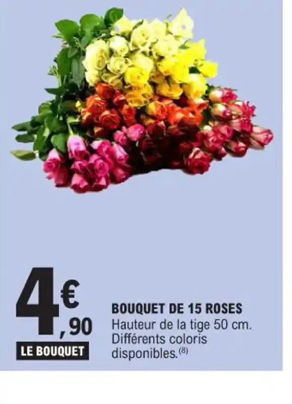 BOUQUET DE 15 ROSES