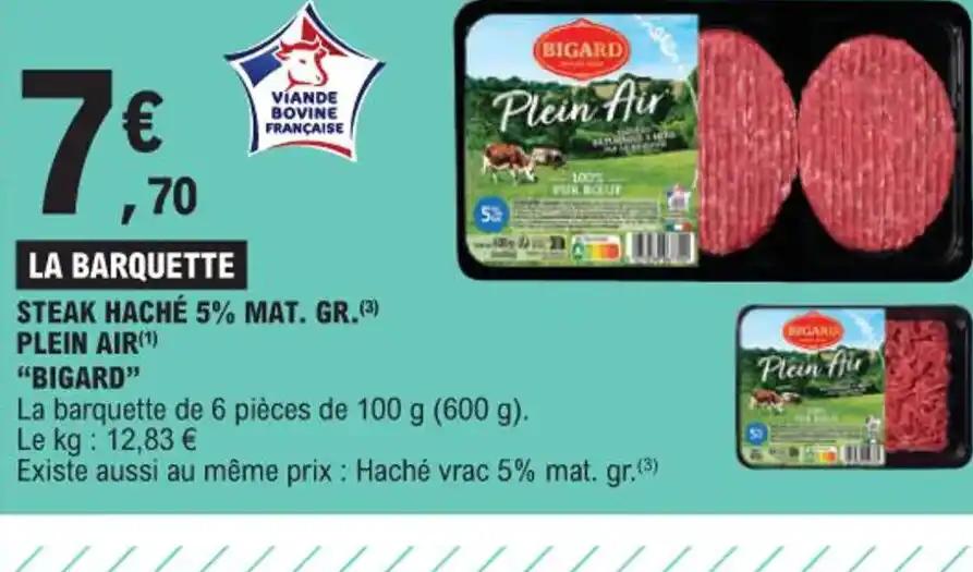 STEAK HACHÉ 5% MAT. GR.(3)