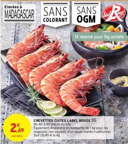 Crevettes cuites