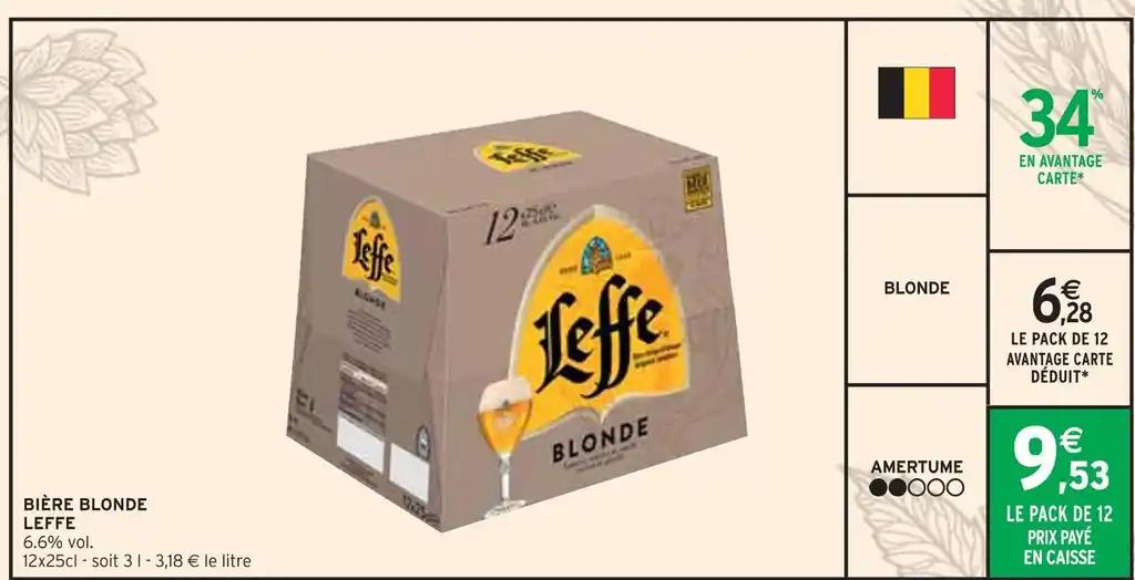 LEFFE BIÈRE BLONDE