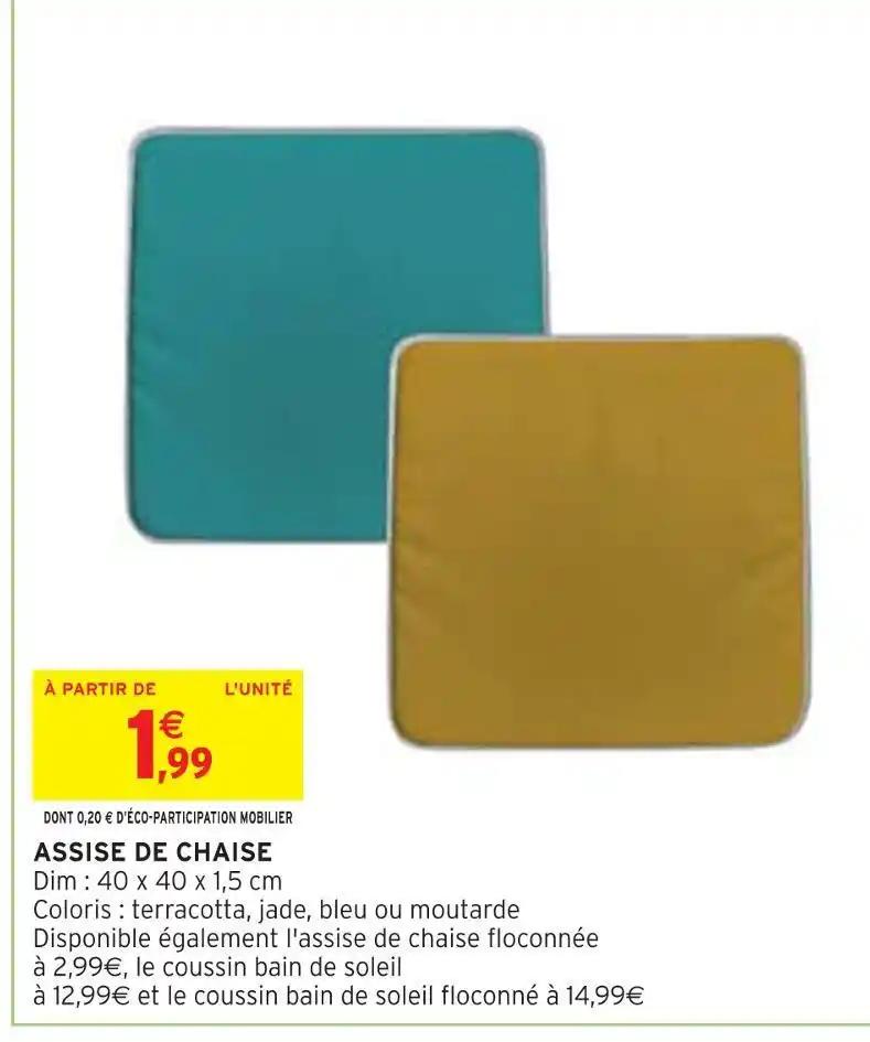 ASSISE DE CHAISE