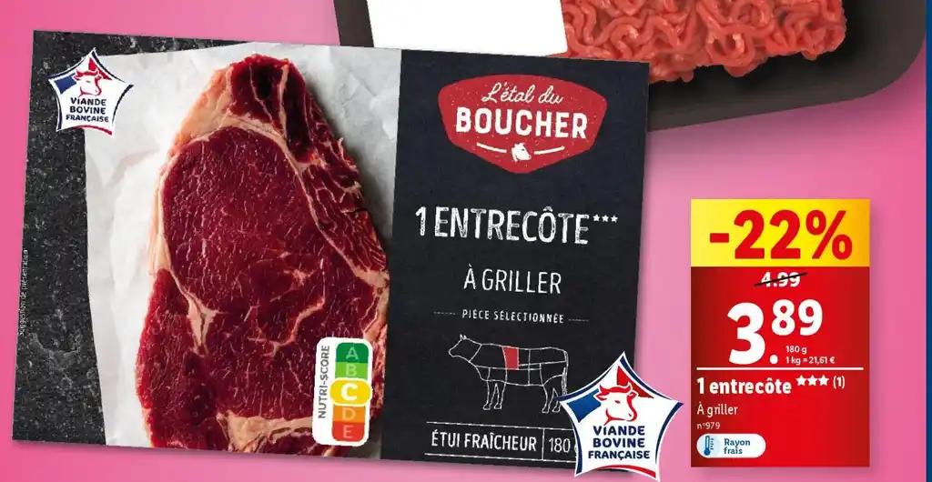 1 entrecôte