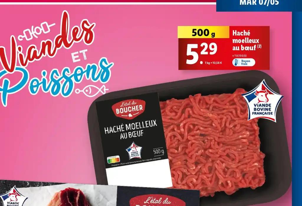 Haché moelleux au bœuf (2)