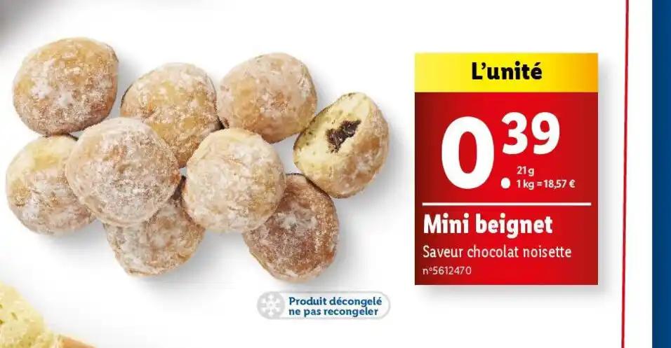 Mini beignet