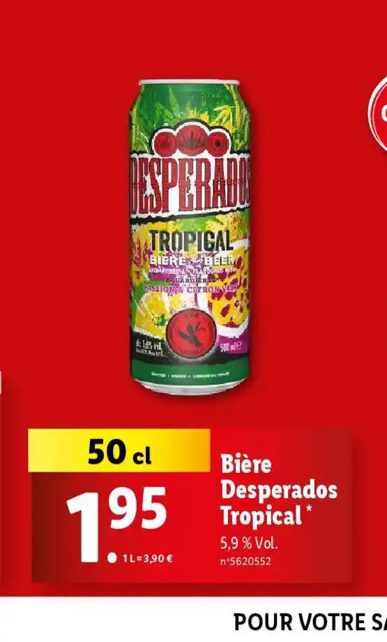 Bière Desperados Tropical*