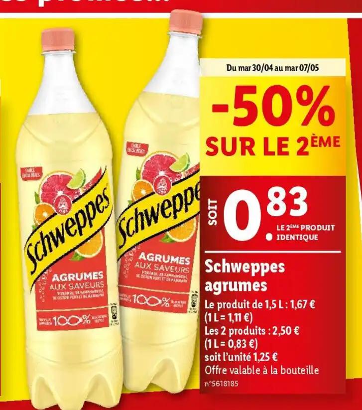Schweppes agrumes