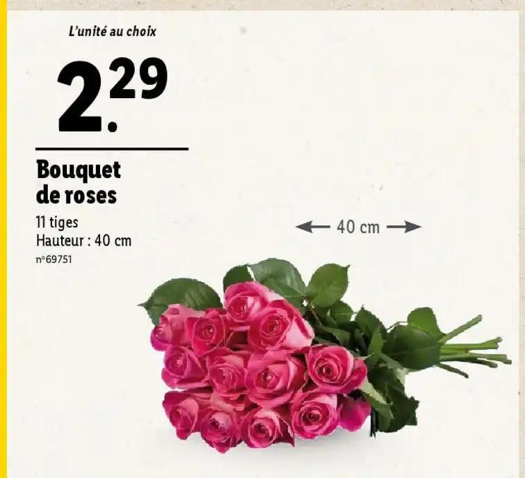 Bouquet de roses