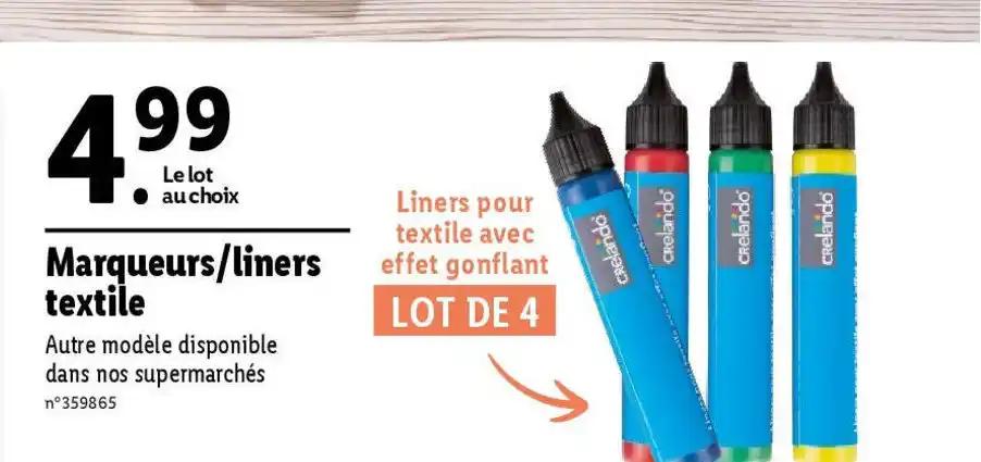 Marqueurs/liners