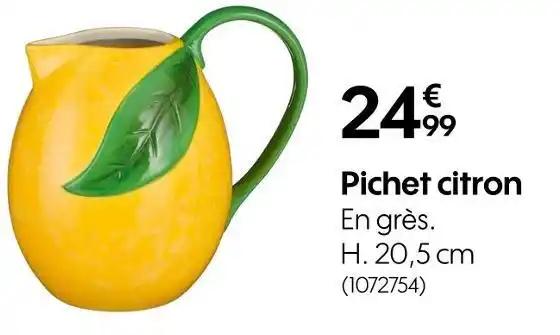 Pichet citron