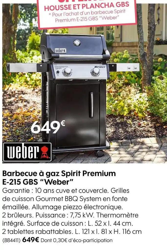 WEBER Barbecue à gaz Spirit Premium E-215 GBS