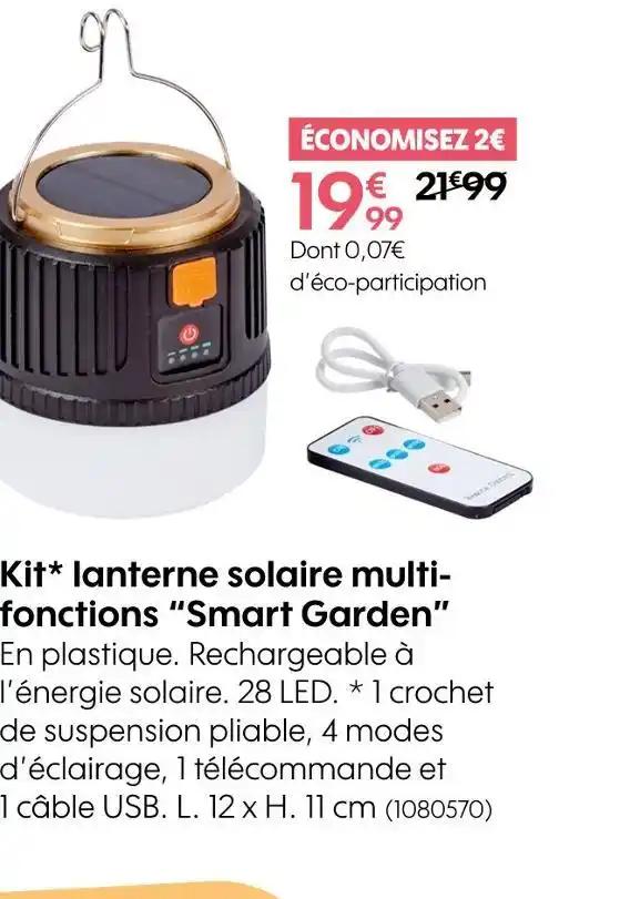 Smart Garden Kit* lanterne solaire multifonctions