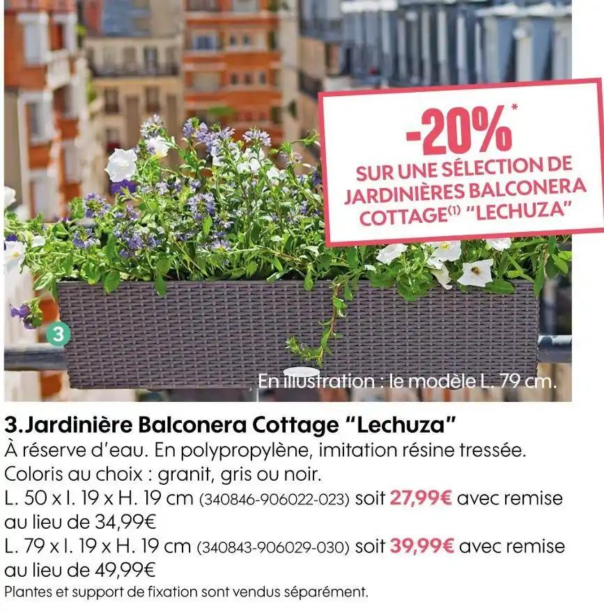 Lechuza Jardinière Balconera Cottage