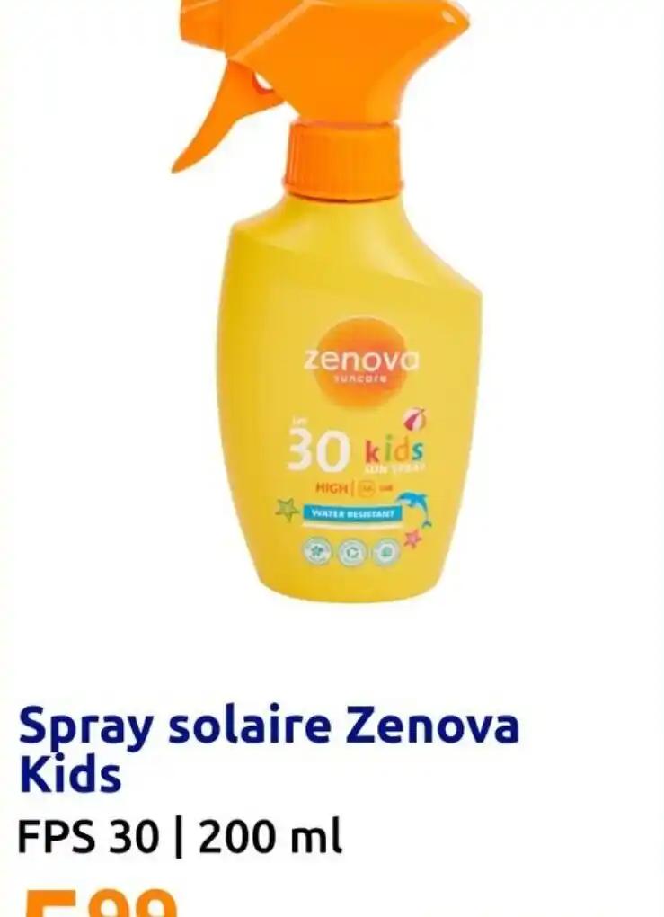 Spray solaire Zenova Kids FPS 30 | 200 ml