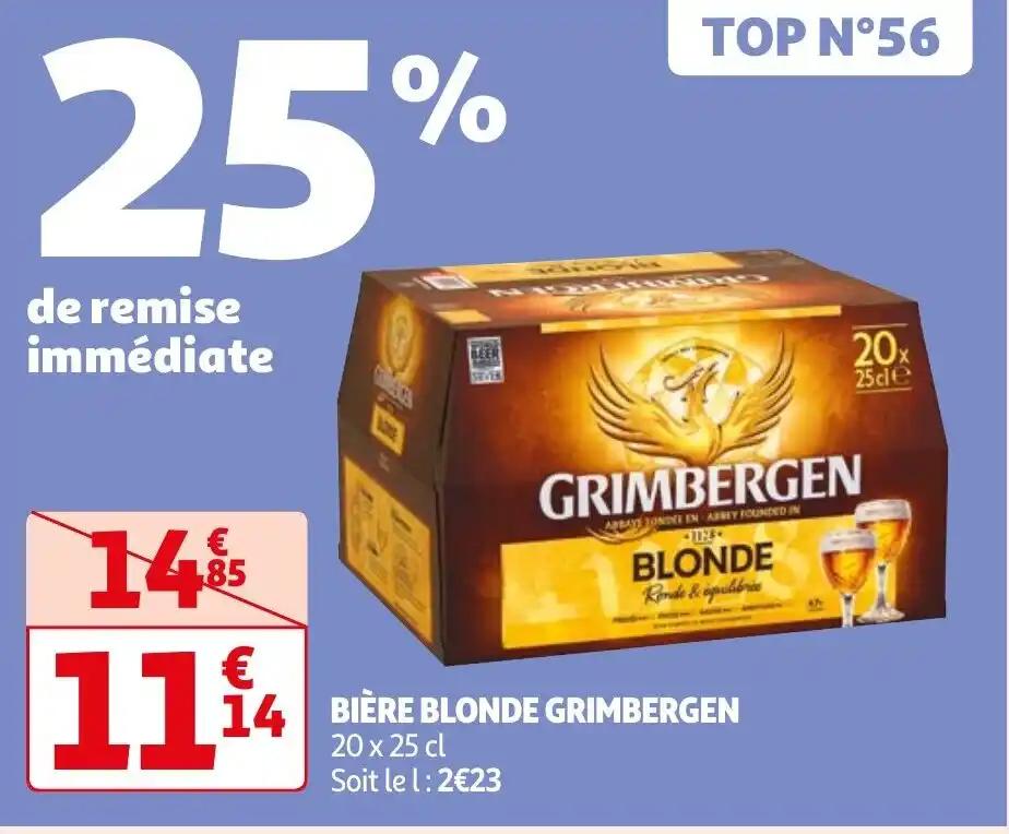 BIÈRE BLONDE GRIMBERGEN
