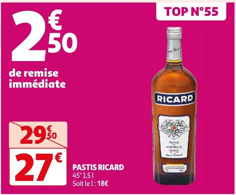 PASTIS RICARD 45°