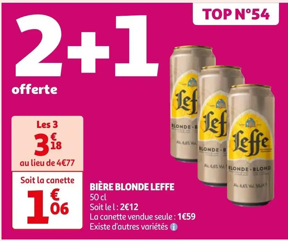 BIÈRE BLONDE LEFFE