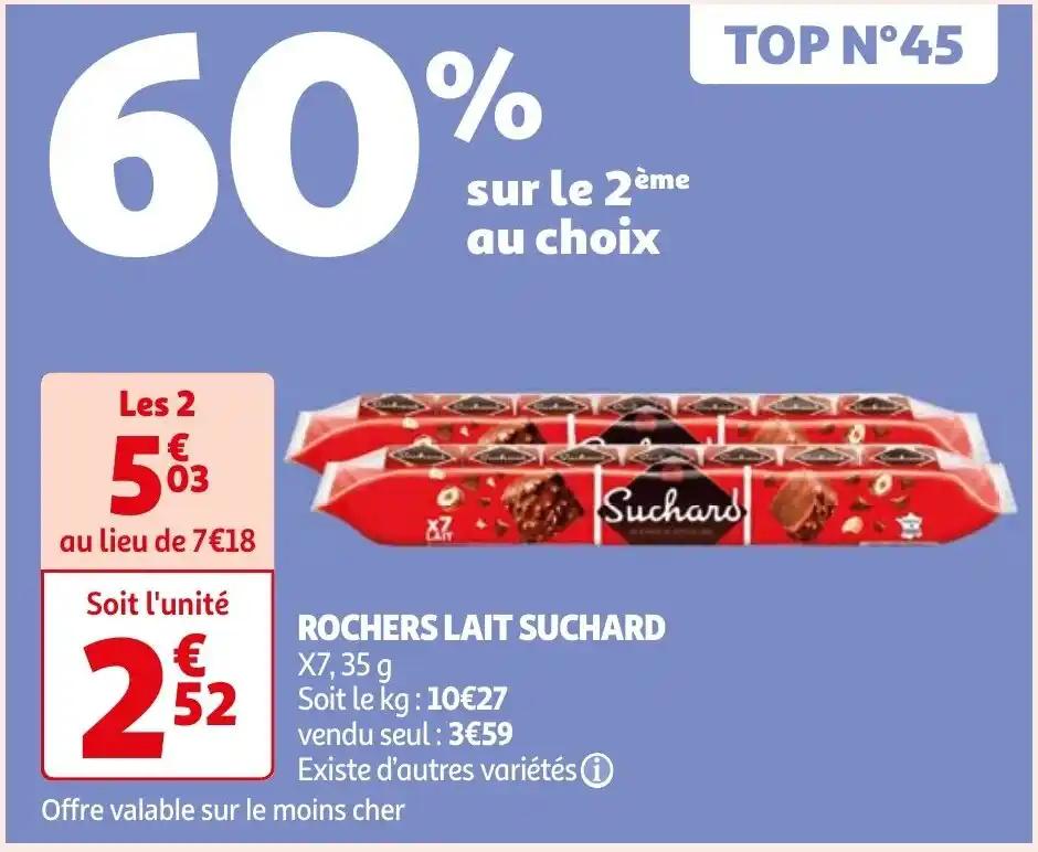 ROCHERS LAIT SUCHARD