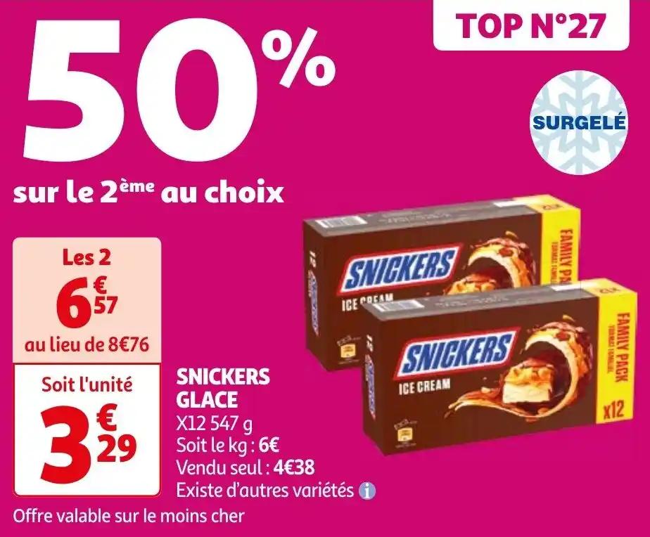 SNICKERS GLACE X12 547 g