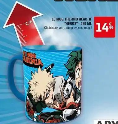 Le mug thermo réactif héros -460 ml