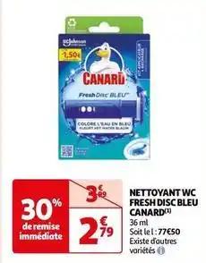 Canard - nettoyant wc fresh disc bleu