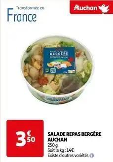 Auchan - salade repas bergère