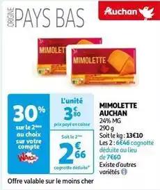 Auchan - mimolette