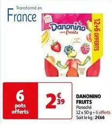 Danonino fruits