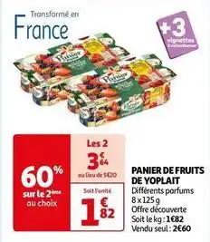 Yoplait - panier de fruits