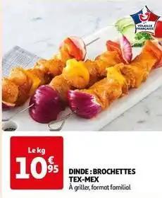 Dinde brochettes tex-mex