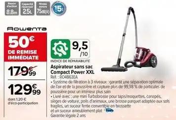 Aspirateur sans sac