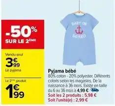 Pyjama bébé