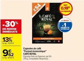 Capsules de café